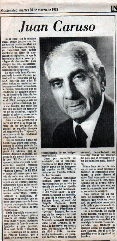 Juan Caruso · Archivo de Prensa · Seminario Análisis de la Comunicación